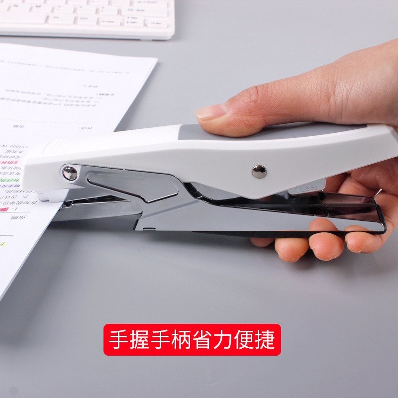 手握式订书机外卖打包专用办公学生省力订书机订厚书学习用品