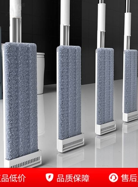 25新款拖把家用免手洗干湿两用拖地神器懒人一拖净平拖折叠客厅