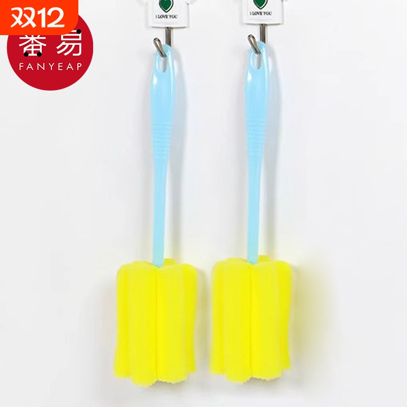 杯刷CB1sl001-洗杯刷海绵刷子杯长柄刷玻璃杯茶杯子清洁刷无死