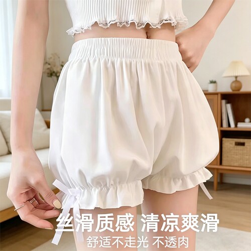 安全裤防走光女夏季可外穿白色