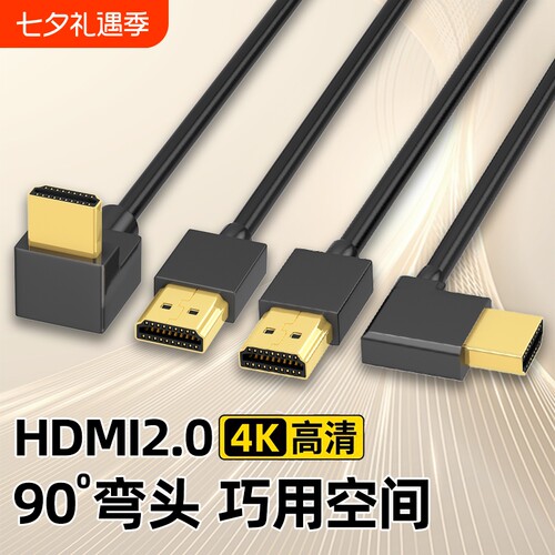 90度弯头高清线2.04K60HZ