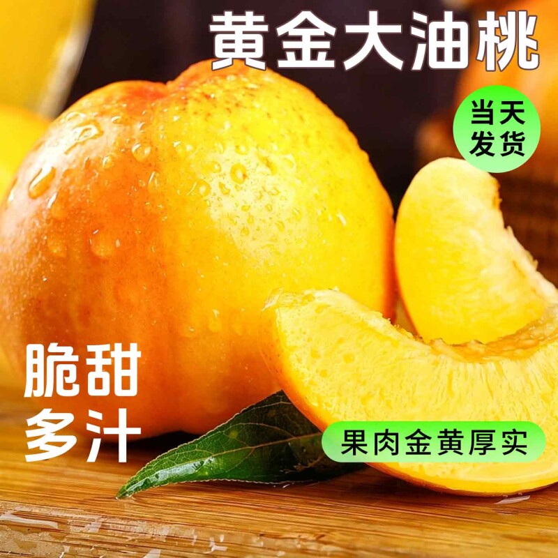 正宗蒙阴黄桃新鲜水果应季黄油桃黄金蜜桃王顺邮当季大油桃脆甜