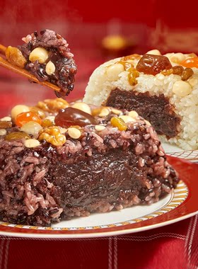五芳斋糯米饭香甜豆沙馅料八宝饭