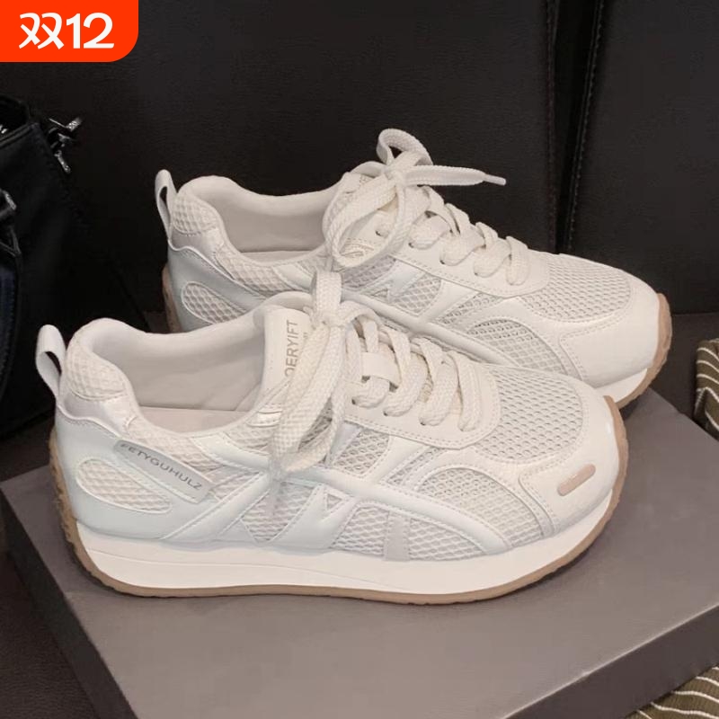 品牌断码运动鞋女夏季网面透气2025新款爆款跑步鞋轻便软底超轻休