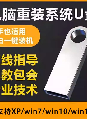 系统u盘电脑重装机win10正版win11专业版纯净PE启动7安装系统优盘