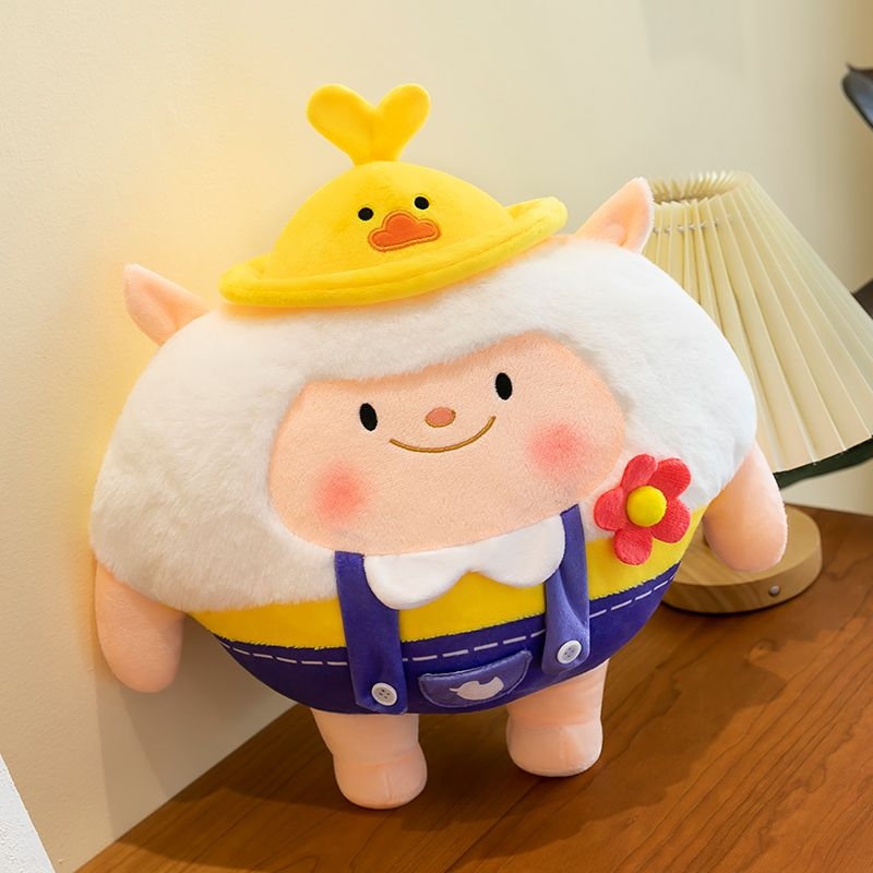 蛋仔派对鸭鸭dongdong小羊新款鸭鸭羊公仔毛绒玩具抱枕女生礼物
