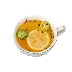 青桔百香果茶纯水果冷冲泡水冲饮冻干柠檬片组合花茶包青桔水果茶
