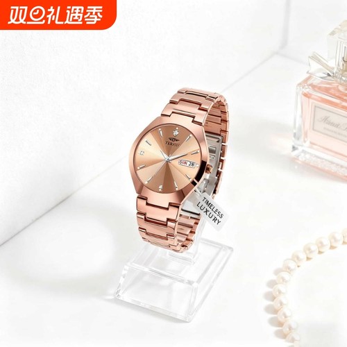 手表男款全自动男表数字双日历防水腕表男机械风全自动防水高级感