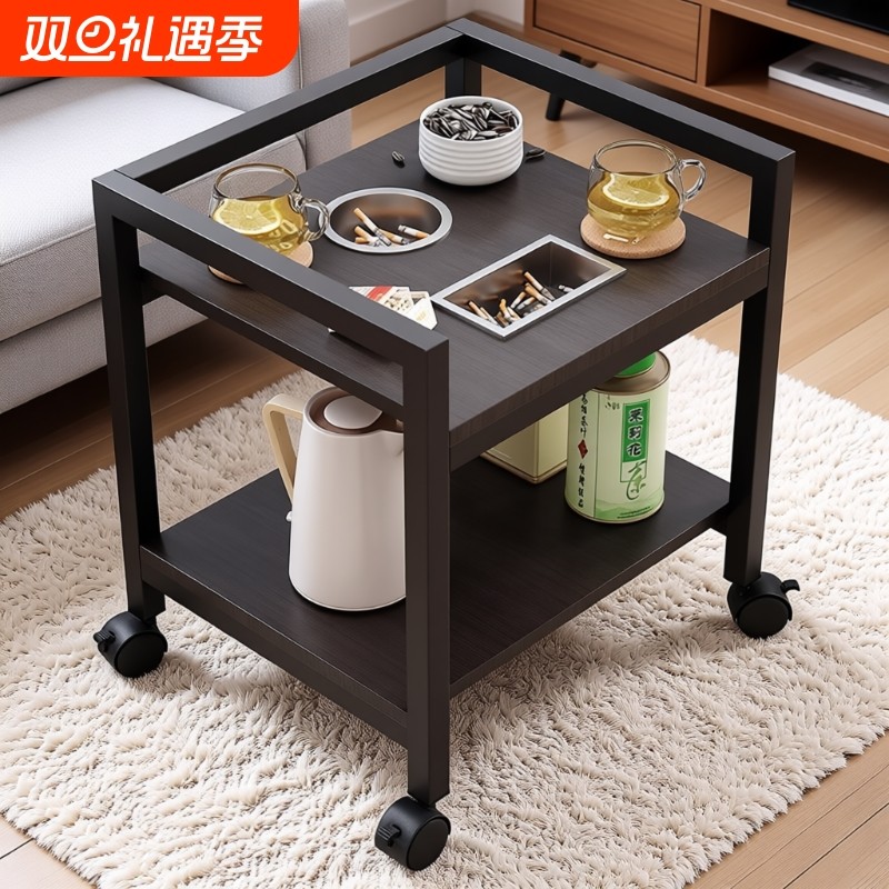 麻将桌棋牌室茶几茶水柜麻将机专用茶水架子可移动小边几客厅家居