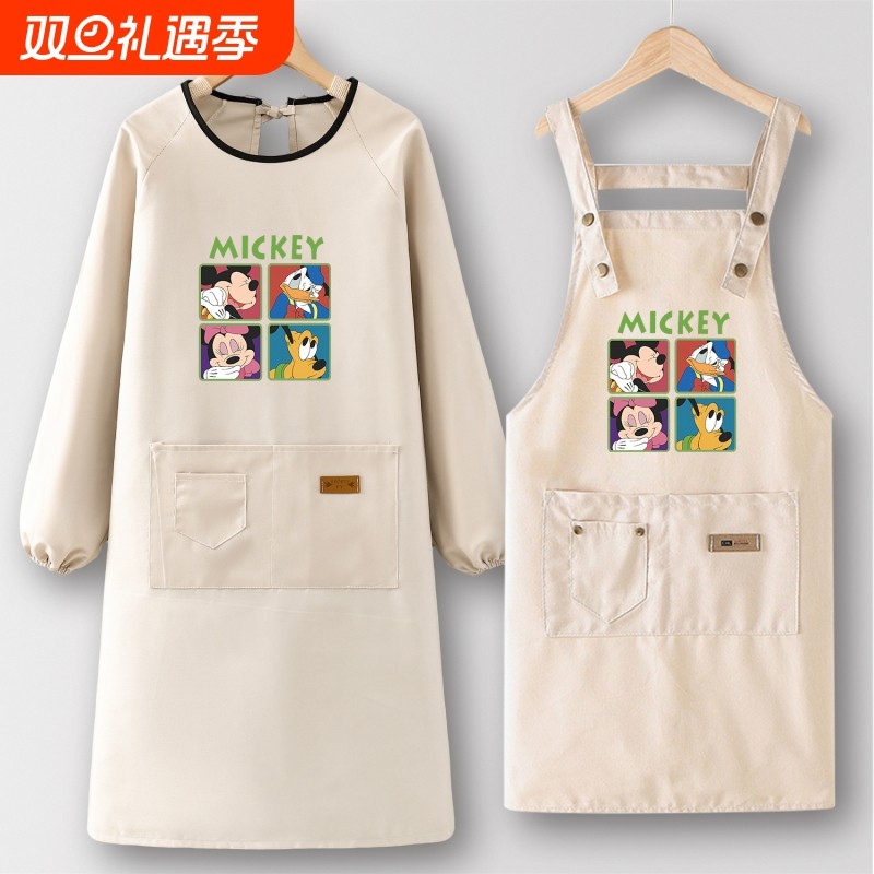 围裙厨房家用做饭2025新款护衣工作服女网红餐饮上班专用男加长