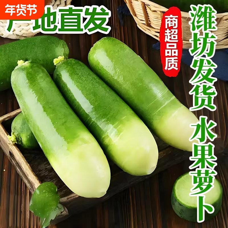 潍坊正宗水果萝卜现挖青萝卜产地直发新鲜脆甜沙窝萝卜当季蔬菜,水产肉类/新鲜蔬果/熟食,萝卜/胡萝卜,淘宝优惠券,粉丝福利购,淘宝优惠卷