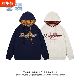 女童卫衣2025新款洋气秋装儿童连帽秋季初中生上衣潮刺绣加绒