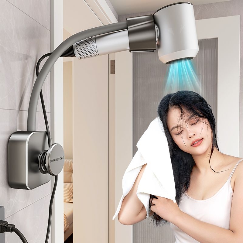 懒人吹风机支架置物架子卫生间浴室解放双手电吹风筒壁挂收纳