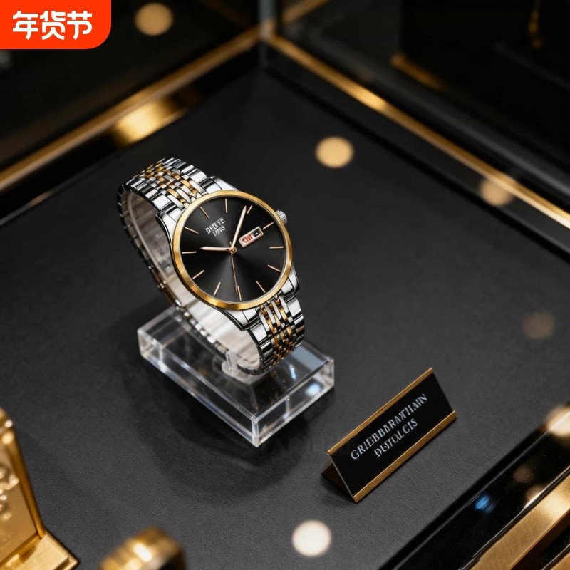 名牌男士手表正品官方旗舰瑞士非机械手表男款2024新款防水石英表