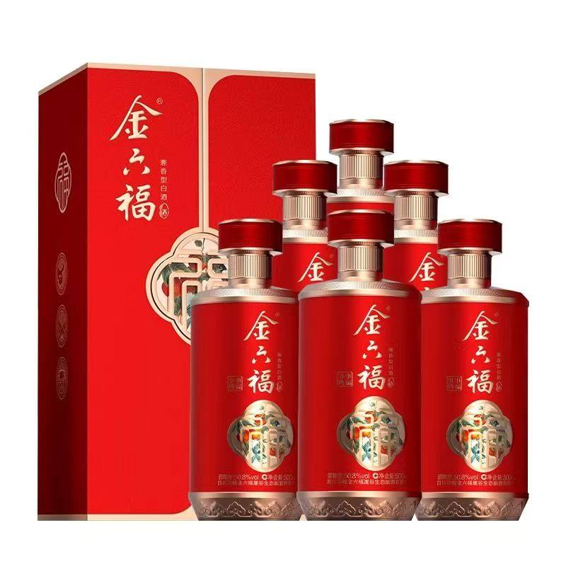 金六福事事鸿福兼香型白酒50.8度500ml*6瓶整箱装,酒类,白酒/调香白酒,淘宝优惠券,粉丝福利购,淘宝优惠卷