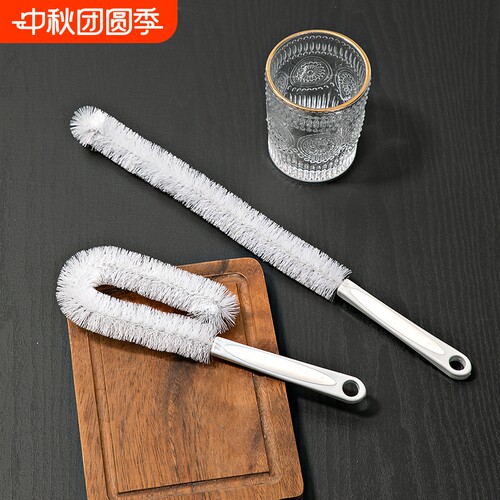长柄杯刷水杯清洗神器无死角吨吨桶水壶刷细口瓶长手柄刷子杯子