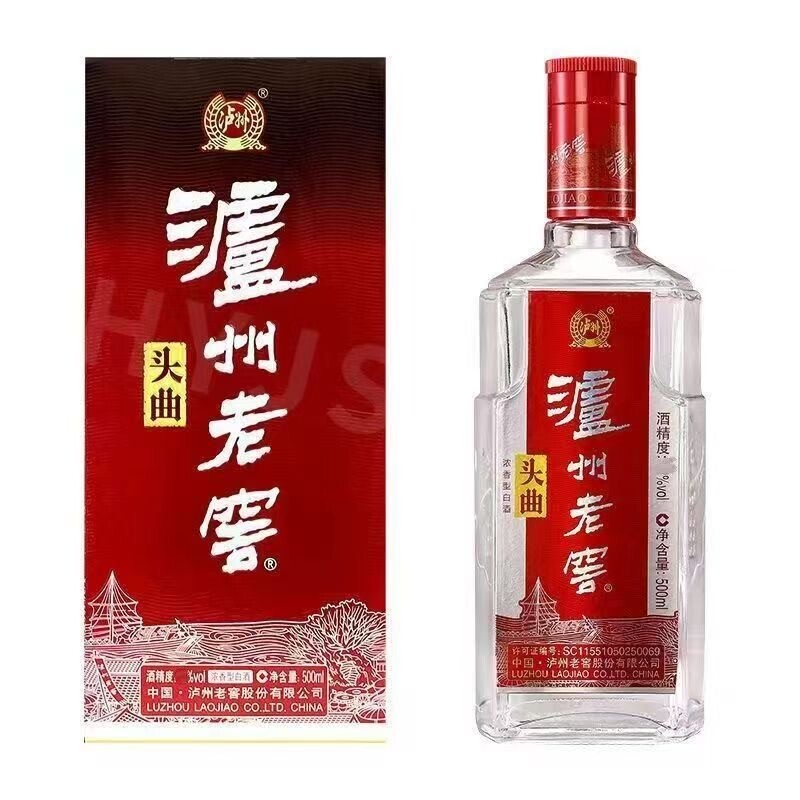 泸州头曲散装52度500ml*6瓶浓香型纯粮食酿造白酒礼盒不兑奖