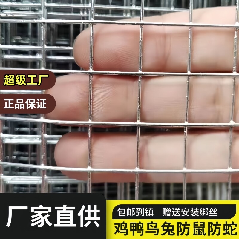 镀锌铁丝围栏网养鸡养殖网大孔户外围栏围墙玉米网圈地网防护网格