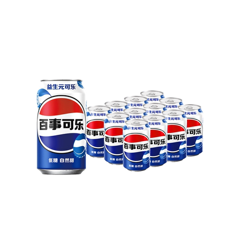 百事可乐益生元低糖汽水整箱