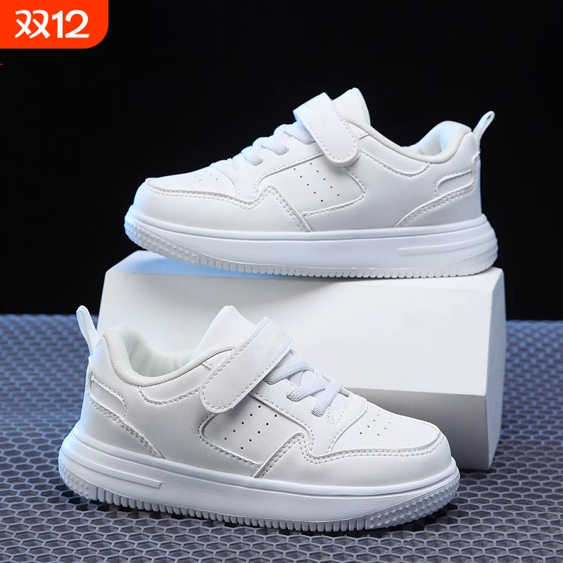 校园童鞋儿童小白鞋女童鞋子2025春夏季新款男童休闲春秋运动板鞋