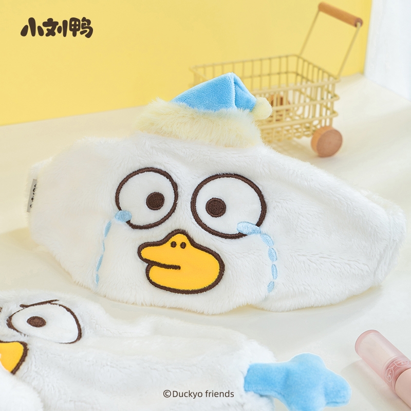 小刘鸭杂货铺毛绒束发带洗脸化妆敷面膜卖萌发箍加宽防滑可爱头饰