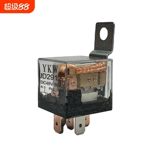 透明外壳汽车继电器JD2912电动车5v12v24v36V48v60v72v84v96v 80A