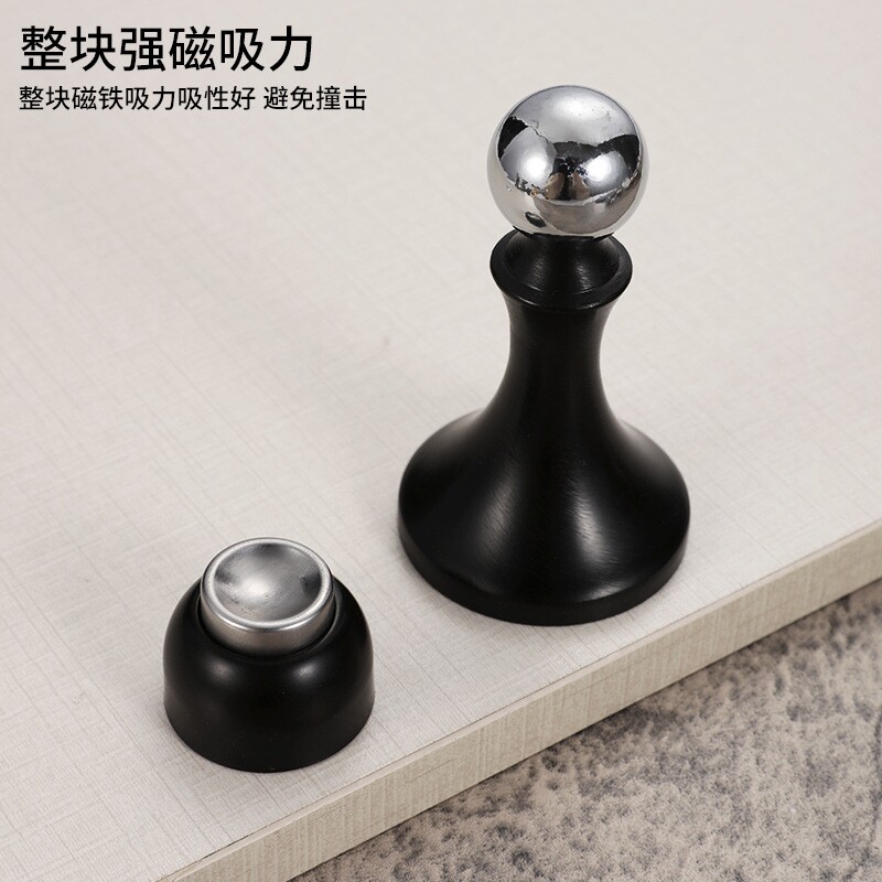 锌合金门吸加厚强磁铁门碰防撞卧室酒店新款门墙吸地吸门挡阻门器图片