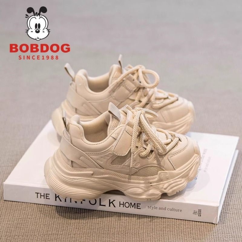 巴布豆女童老爹鞋2025新款儿童鞋爆款透气网面夏季大童运动鞋女孩