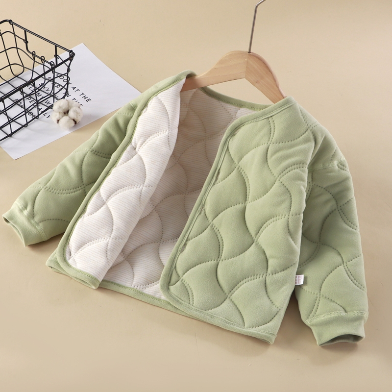 儿童外套校服神器女童棉衣男童内胆棉服二棉加绒中大童保暖A199
