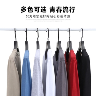 t恤卫衣男士 春装 春秋季 潮牌ins痞帅打底衫 衣服T 2022新款 纯棉长袖