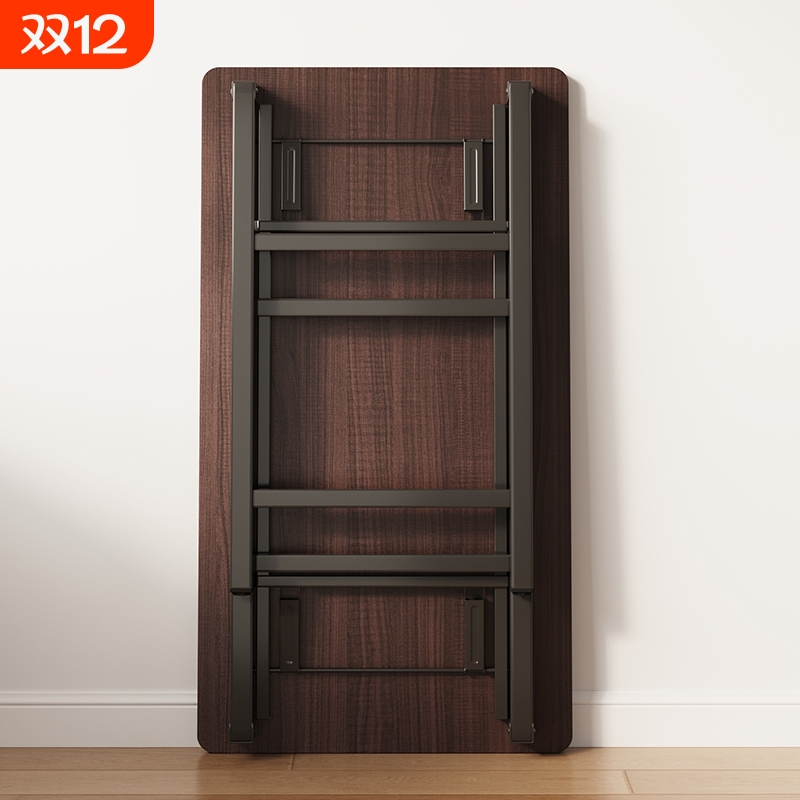 折叠桌家用电脑桌出租屋简易办公桌卧室长方形书桌学生宿舍小桌子