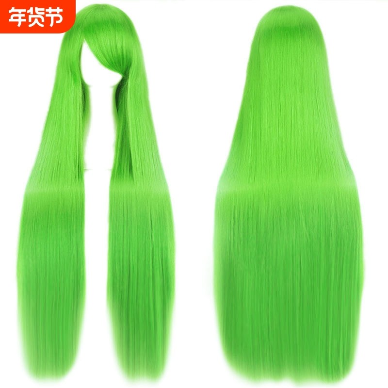 cos假发 cosplay动漫100CM万用毛娘造型长直多色款假