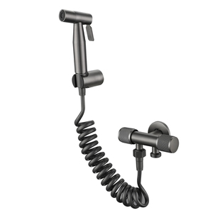 马桶旁高压冲洗喷枪卫生间厕所浴室水龙头伴侣一进二出冲水枪家用