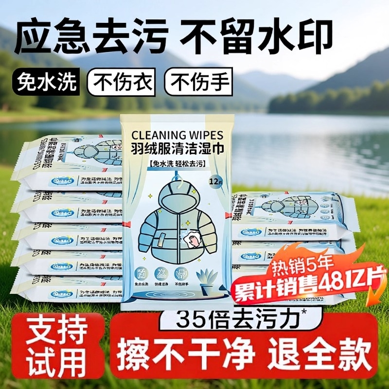 【央妈力荐】羽绒服清洁湿巾TOP