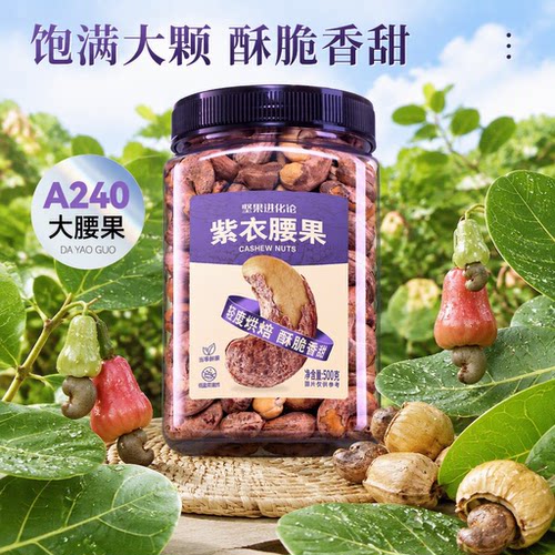 洽洽原味腰果500g|超1000次加购