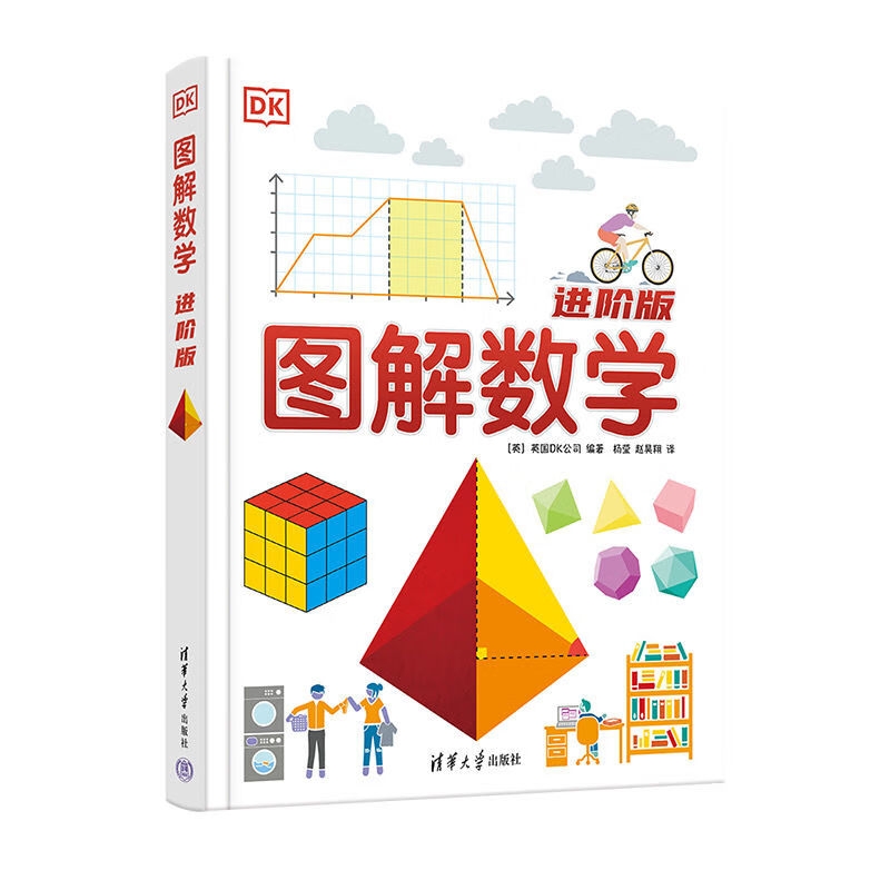 DK图解数学进阶版 书中涵盖了从基础数学概念到更复杂的数学知识，如代数、几何、统计和概率等，适合作为教辅材料使用 。
