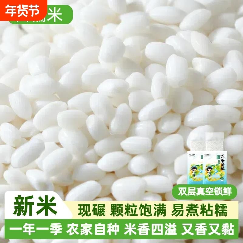 农家圆糯米新米五谷杂粮江米圆粒大米包粽子香甜酒专用纯白糯米,粮油调味/速食/干货/烘焙,糯米,淘宝优惠券,粉丝福利购,淘宝优惠卷