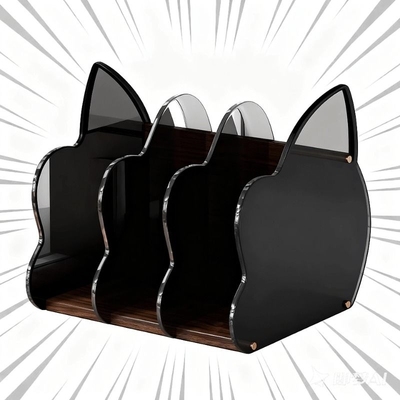 桌面书立架书桌上亚克力书架