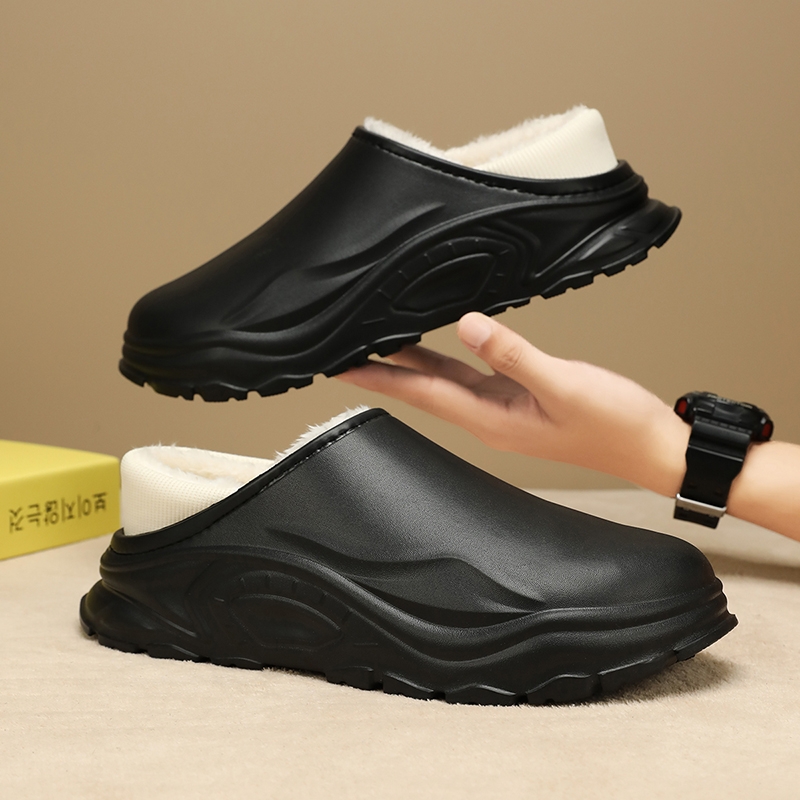 海峡虎防滑耐磨棉拖鞋