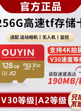 适用大疆256g闪存卡pocket3大疆Action5Pro运动相机nano内存卡TF