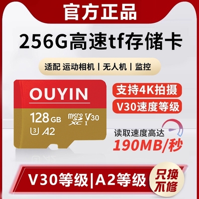 适用大疆256g闪存卡pocket3大疆Action5Pro运动相机nano内存卡TF