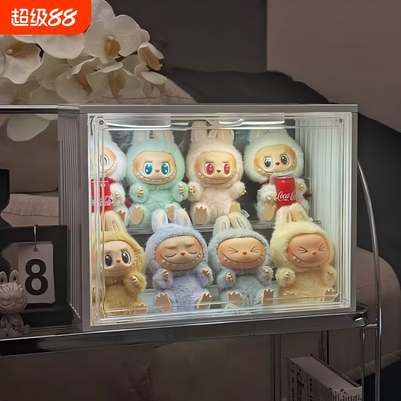 labubu亚克力搪胶展示盒