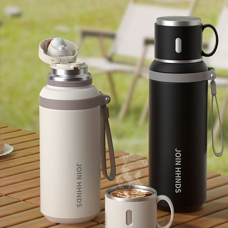 保温杯女2026新款大容量316不锈钢学生茶水分离杯高颜值水杯