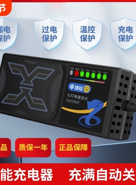 电动车电瓶充电器48V12AH60V20AH72V适用爱玛雅迪台铃小刀铅酸