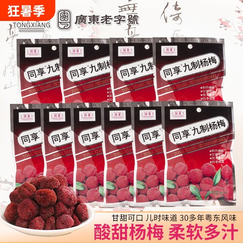同享九制杨梅干多包休闲零食