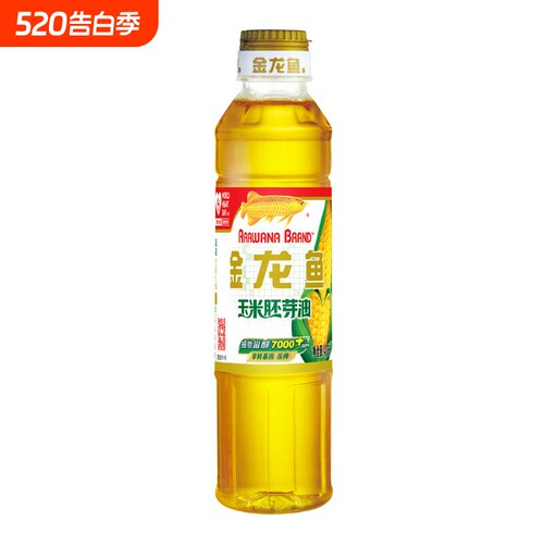 金龙鱼玉米胚芽油400ml小瓶装物理压榨家用清香炒菜烘焙食用油