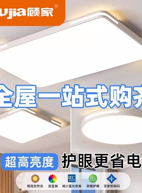 led吸顶灯卧室灯客厅灯简约现代大气主卧书房阳台房间灯护眼省电