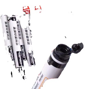 得力白板笔红色蓝色黑色儿童水性可加墨白板笔墨水可擦记号笔