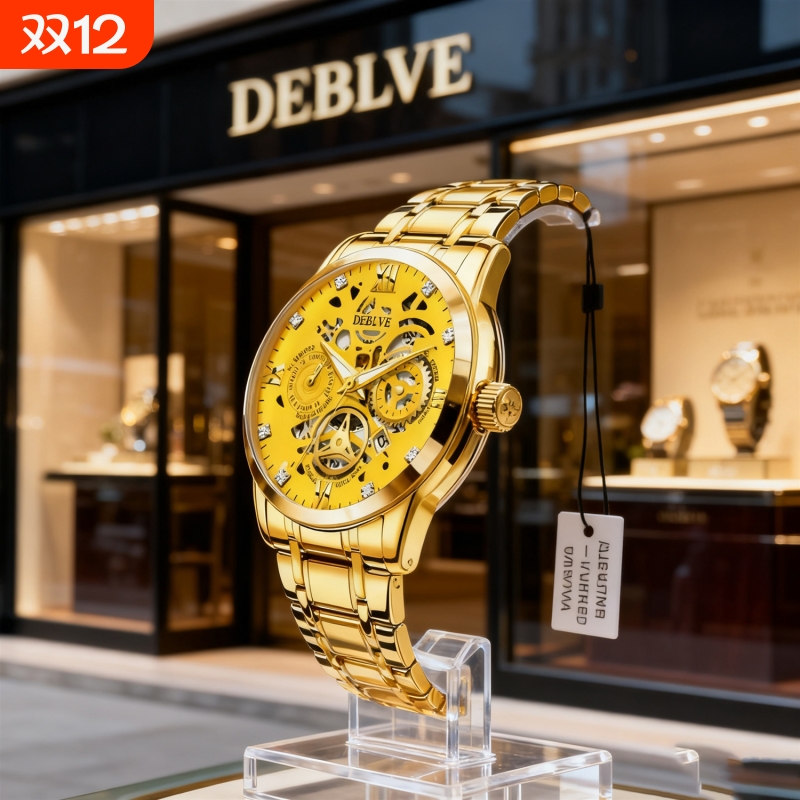 品牌正品手表男概念男士非机械表男款高级感学生运动男表潮腕表男