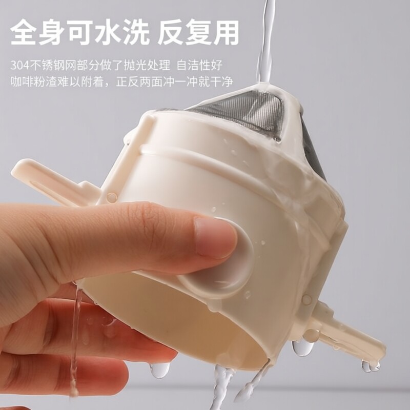 手冲咖啡不锈钢滤杯|千人加购图片